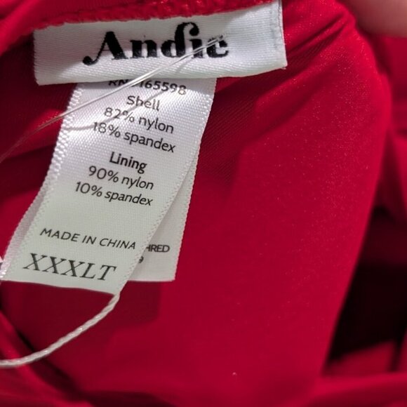 NWT Andie Swim | The Tulum One Piece Cherry Red (XXL-Long Torso) - Picture 5 of 9